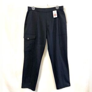NWT QVC Susan Graver Weekend Women’s Black Casual Pocket Pants / Medium